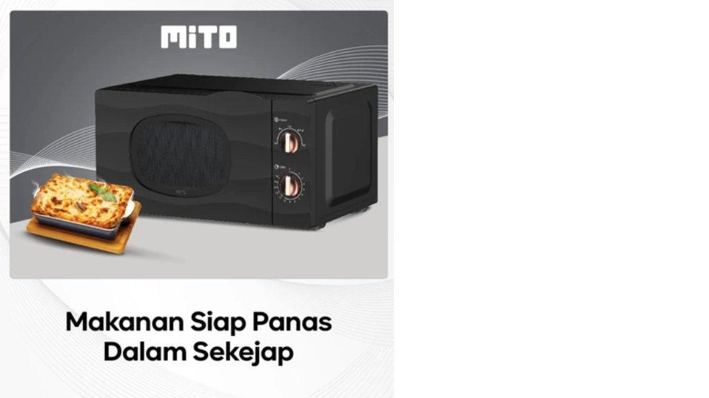 MITO MIC200 Electric Microwave 20L | Low Watt | Black