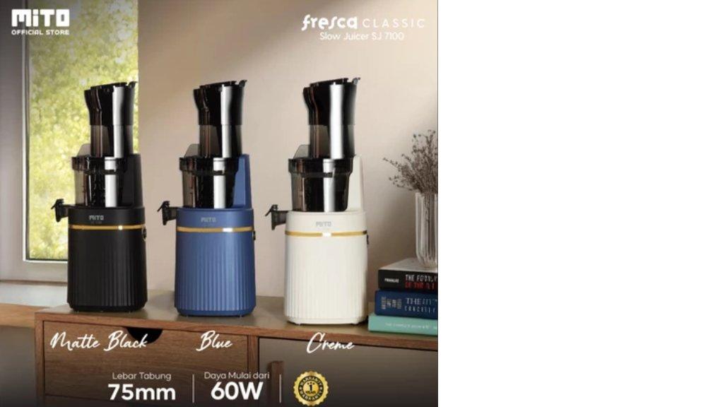 MITO SJ7100 Slow Juicer Fresca Classic | One Lock Technology | Easy Clean | Low Watt
