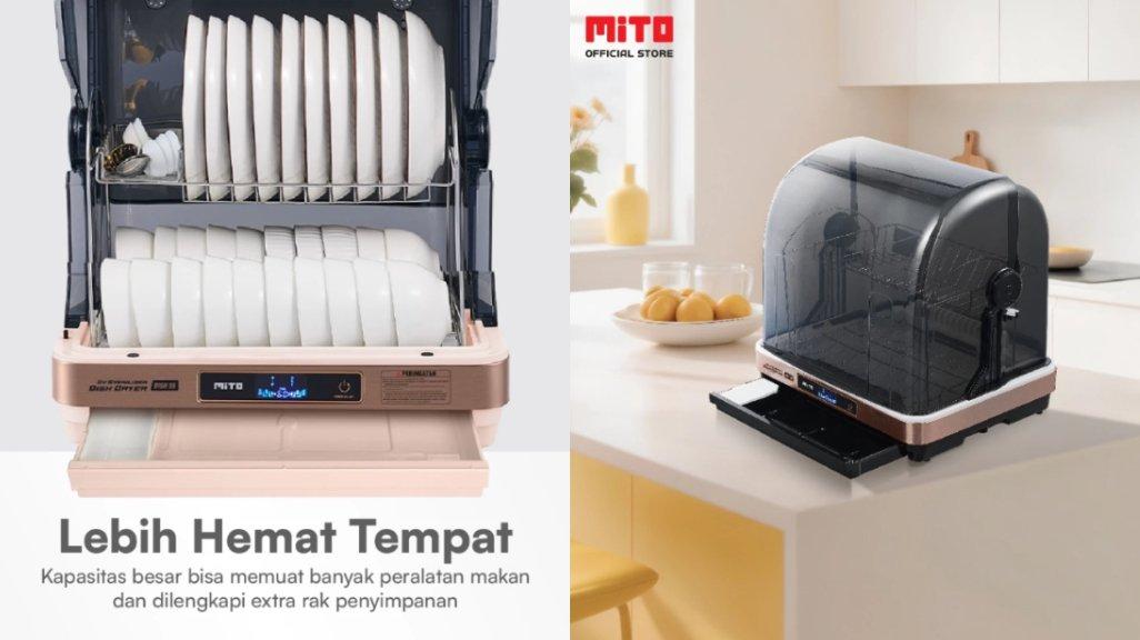 MITO UV Sterilizer & Dish Dryer 55 Liter Alat Steril Peralatan Makan – DISH55.