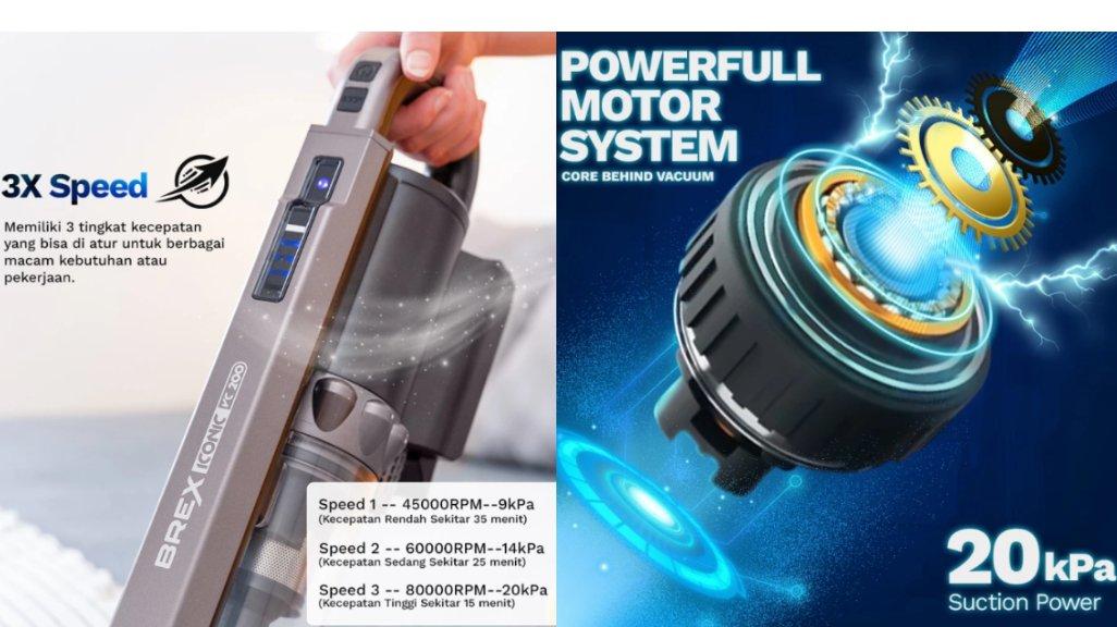 MITO X BREX Iconic VC200 Vacuum Cleaner 8 in 1.