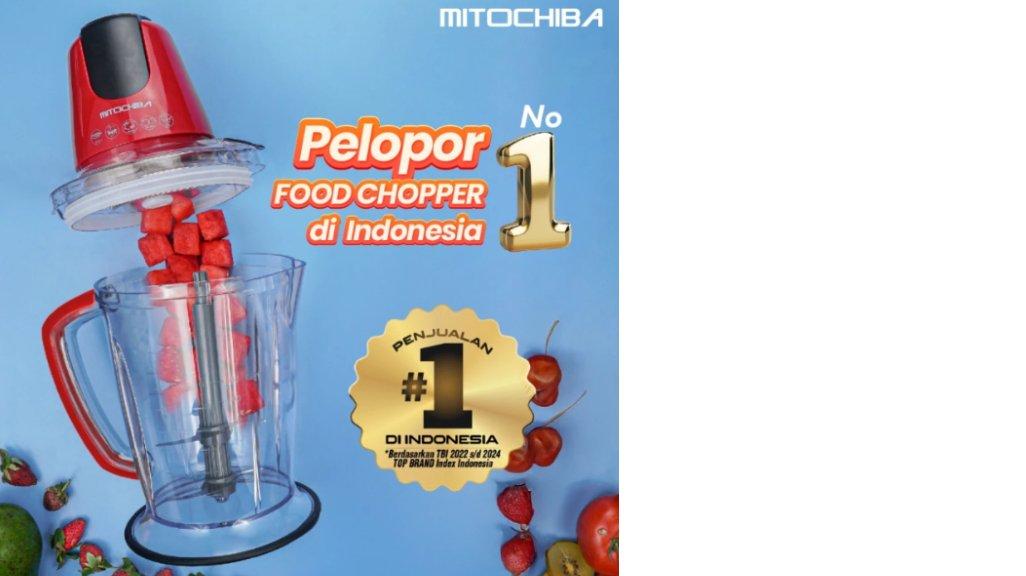 MITOCHIBA Food Chopper CH100 Blender 2L Alat Penggiling dan Penghalus Bumbu
