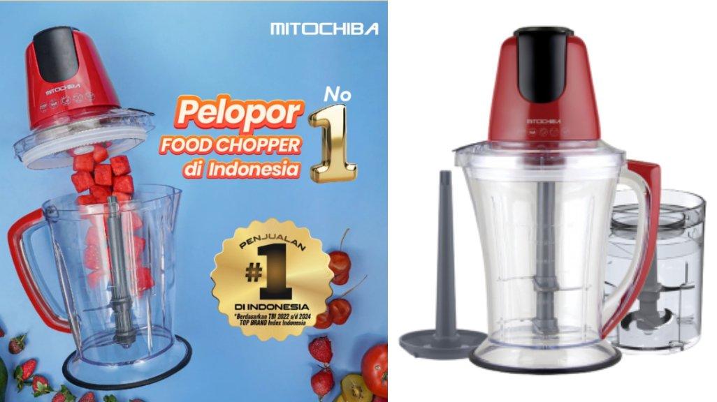 MITOCHIBA Food Chopper CH100 Blender 2L Alat Penggiling dan Penghalus Bumbu