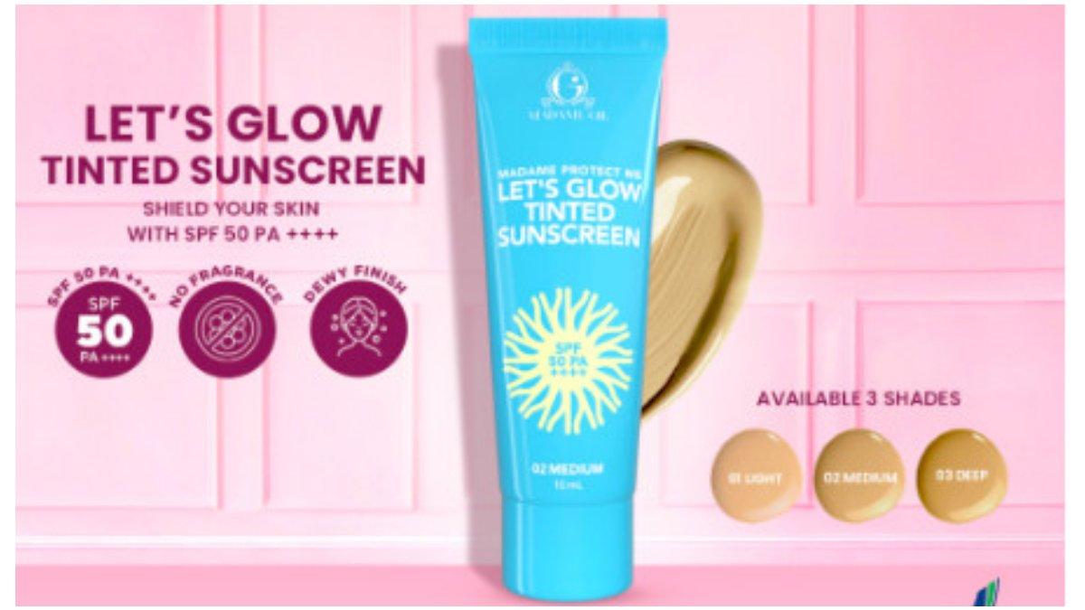 Madame Gie Madame Protect Me Let's Glow Tinted Sunscreen SPF 50 PA ++++