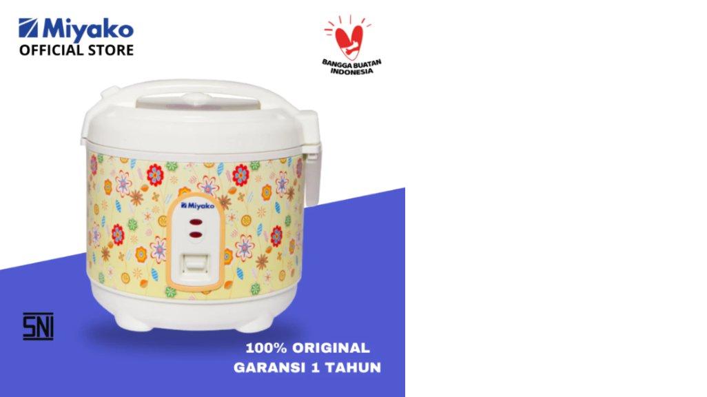 Magic Com Mini Miyako MCM609 - Rice Cooker 0.6 Liter - 3in1 Magic Warmer Plus