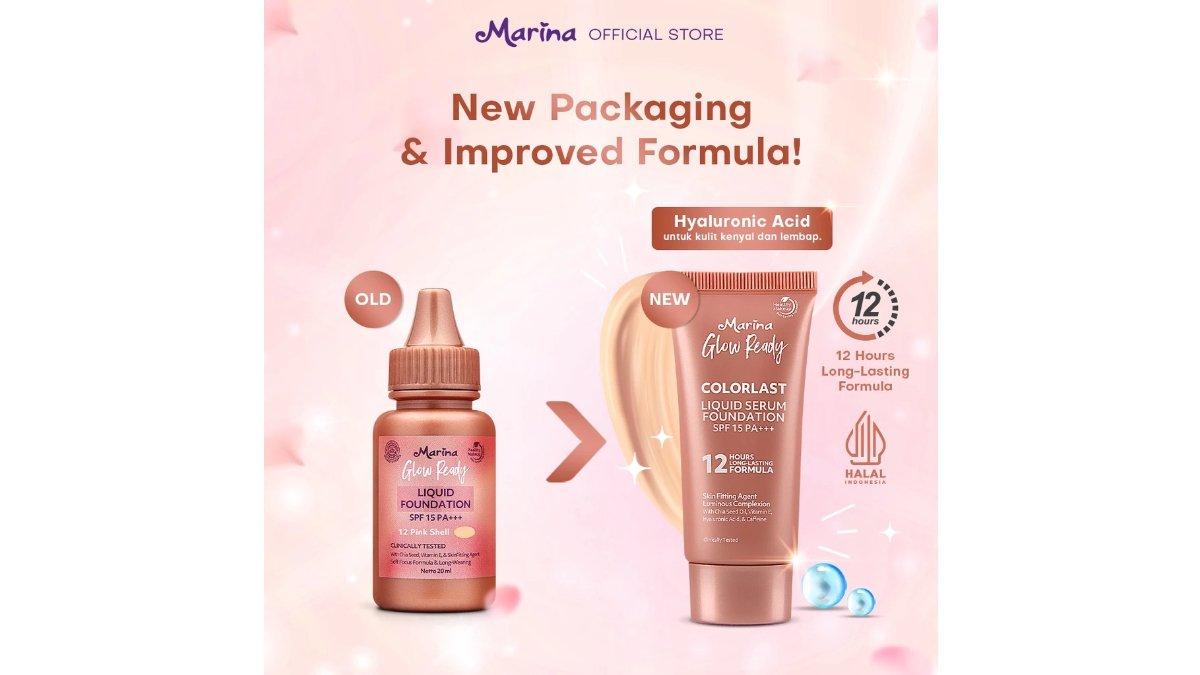 Marina Glow Ready Liquid Serum Foundation