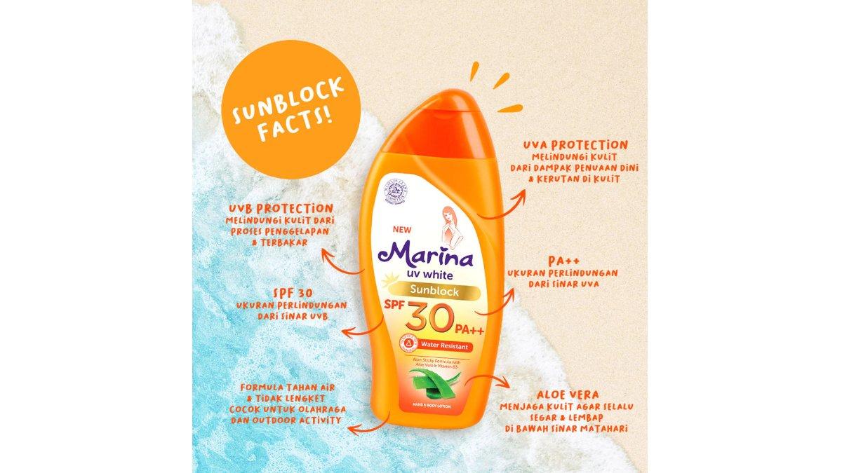 Marina UV White Sunblock SPF 30