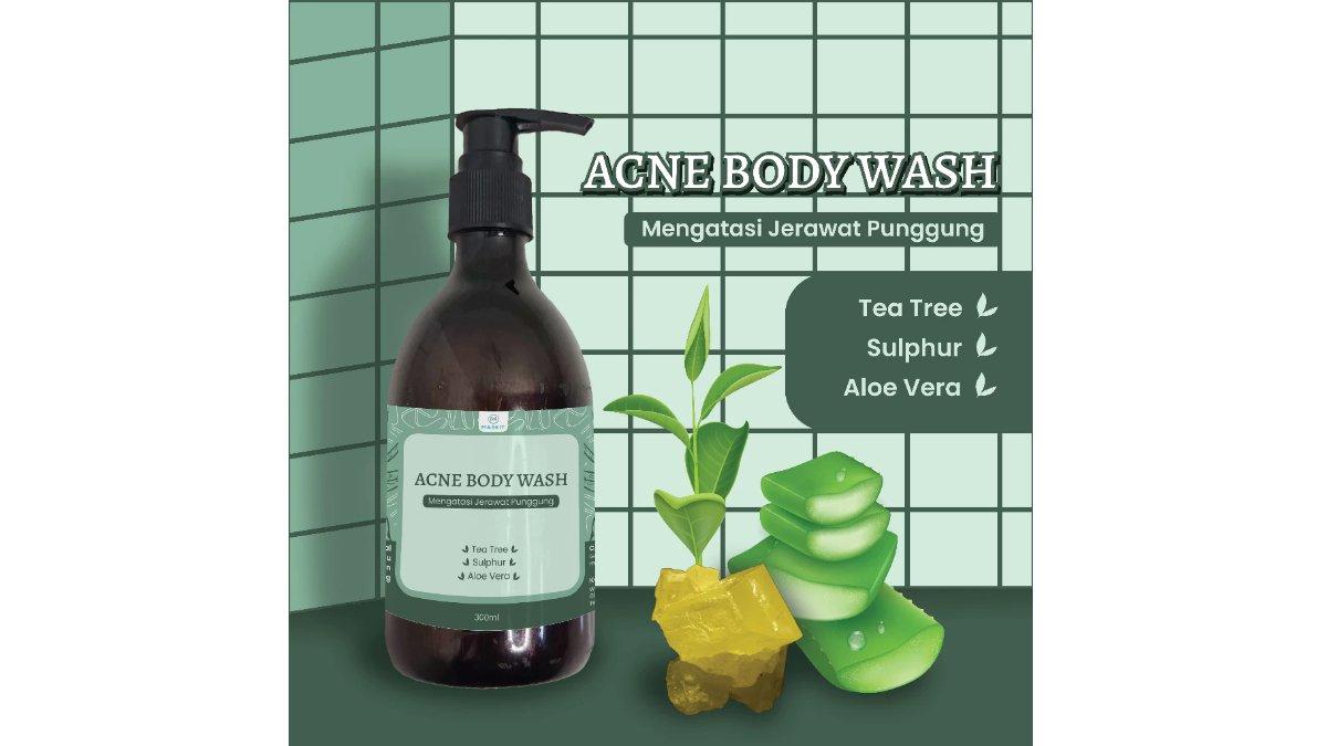 Maskit Acne Body Wash Tea Tree Sulfur