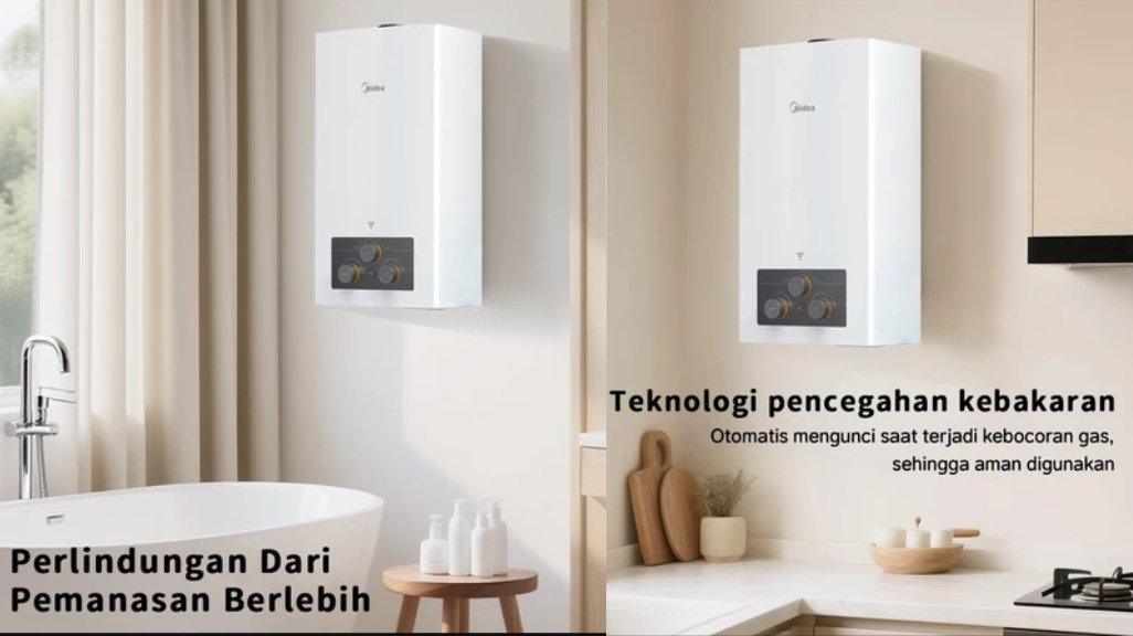 Midea 5L/6L Gas Water Heater JSD10-5DHS1 / JSD12-6DHS1