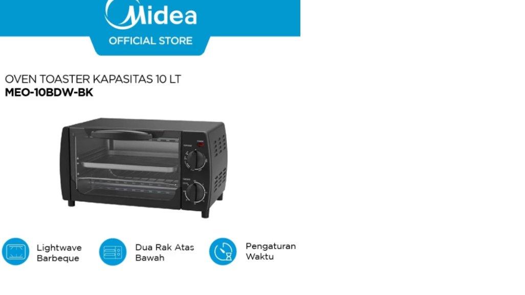 Midea Oven Listrik Tombol 10 L - MEO-10BDW