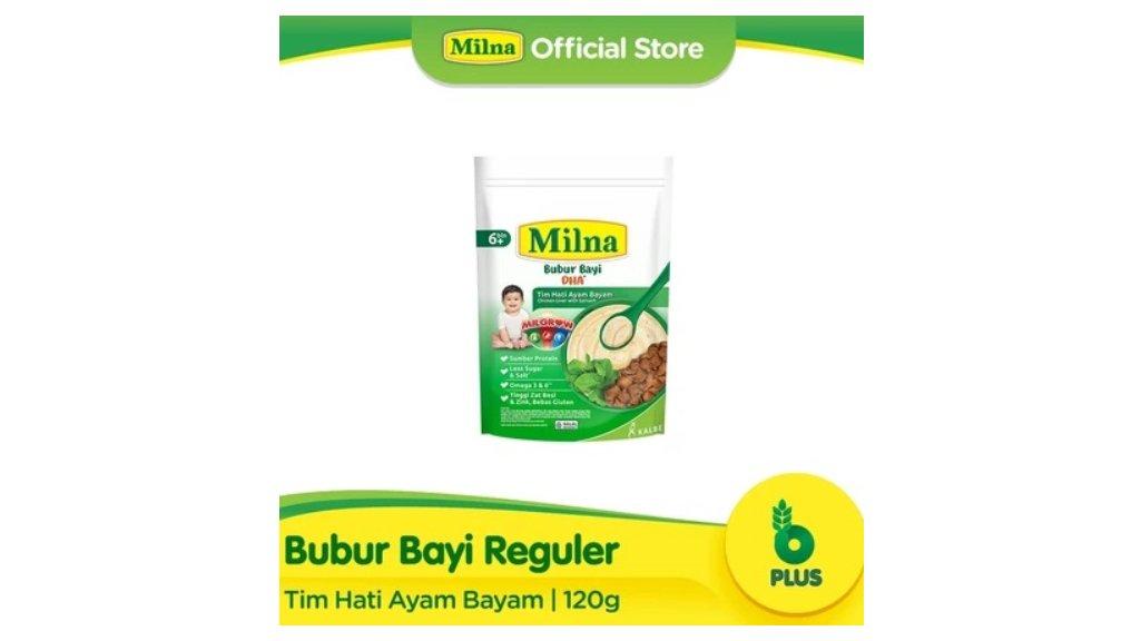 Milna Bubur Reguler 6 Bln Tim Hati Ayam Bayam 120gr