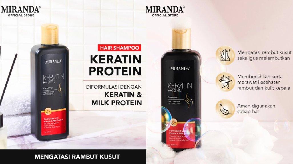 Miranda Keratin Protein Hair Shampoo.