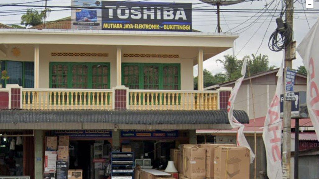 Foto Toko Mutiara Jaya Elektronik di Manggis Ganting, Kecamatan Mandiangin Koto Selayan, Kota Bukittinggi, Sumatera Barat 26117, yang diambil Google Maps pada Januari 2025.