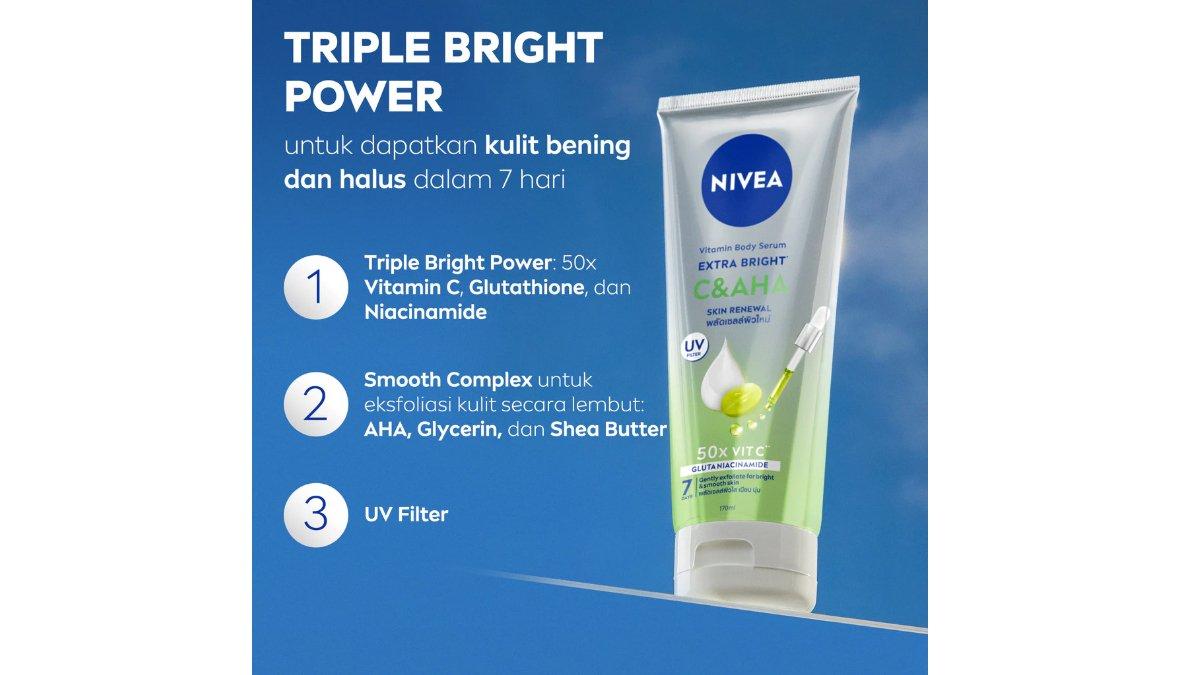 NIVEA Body Serum Extra Bright C & AHA UV Filter