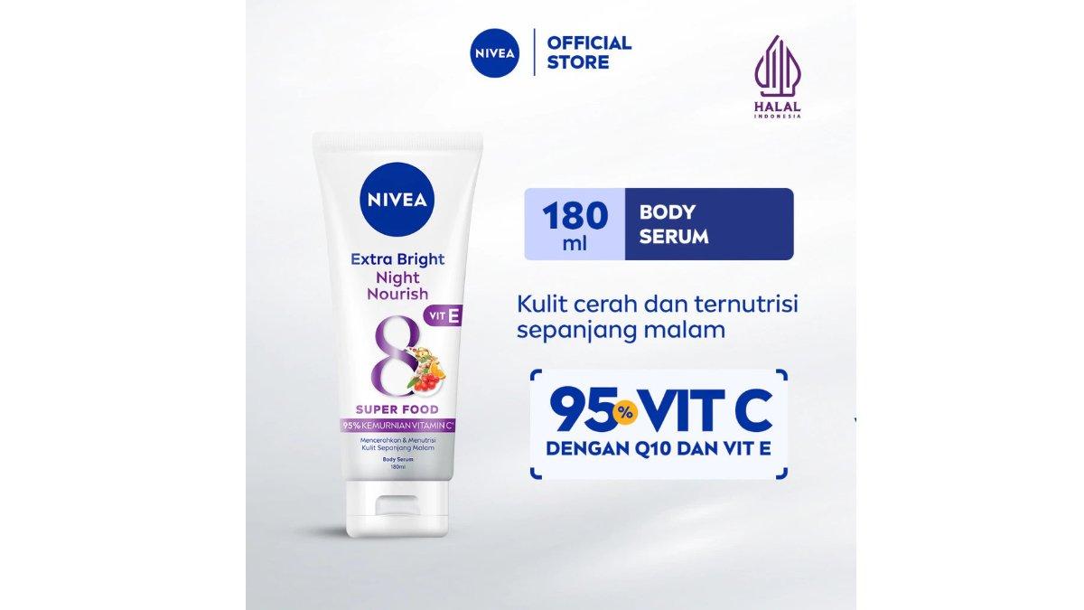 NIVEA Body Serum Extra Bright Night Nourish Vit E