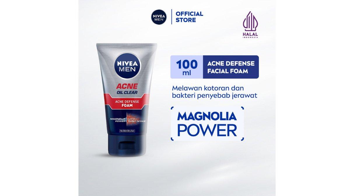 NIVEA MEN Facial Foam Oil Clear Acne Defense