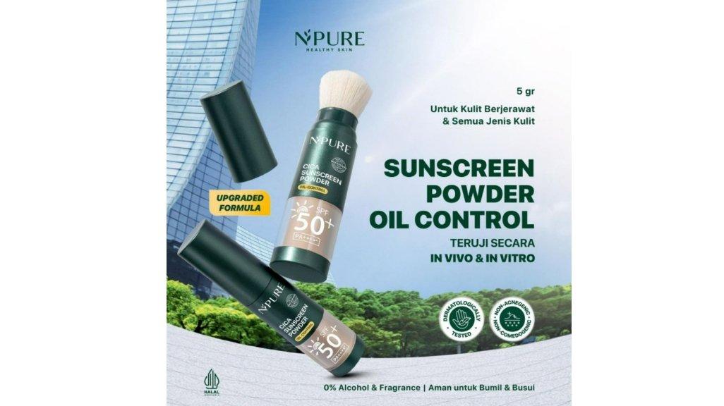 Review NPURE CICA BEAT THE SUN POWDER SPF 50 PA++++ : Manfaat, Kelebihan dan Kekurangan - Tribunshopping.com