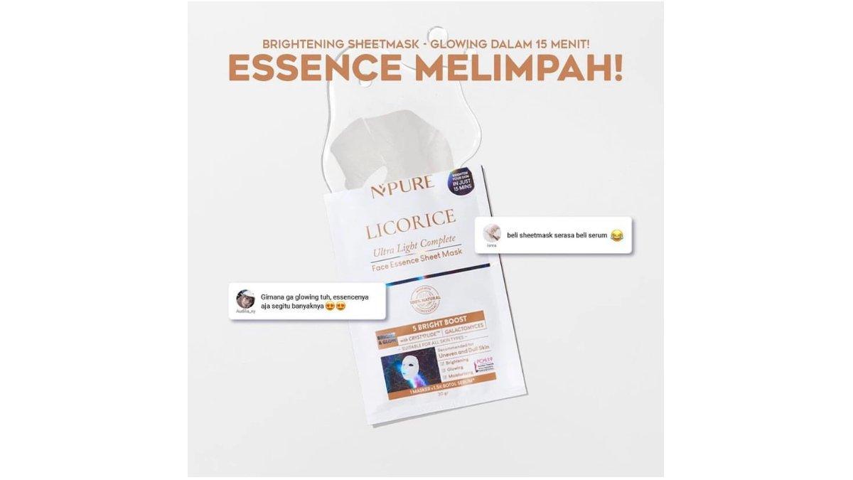NPURE Sheet Mask Licorice