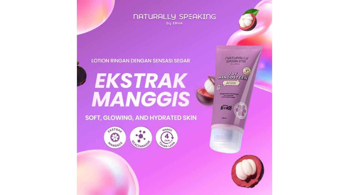 Naturally Speaking by ERHA Joy Mangosteen Refreshing Body Lotion