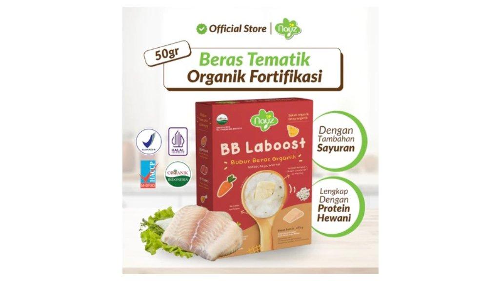 Nayz Beras Tematik Organik Fortifikas Bubur MPASI 8+ Bulan - 50gr