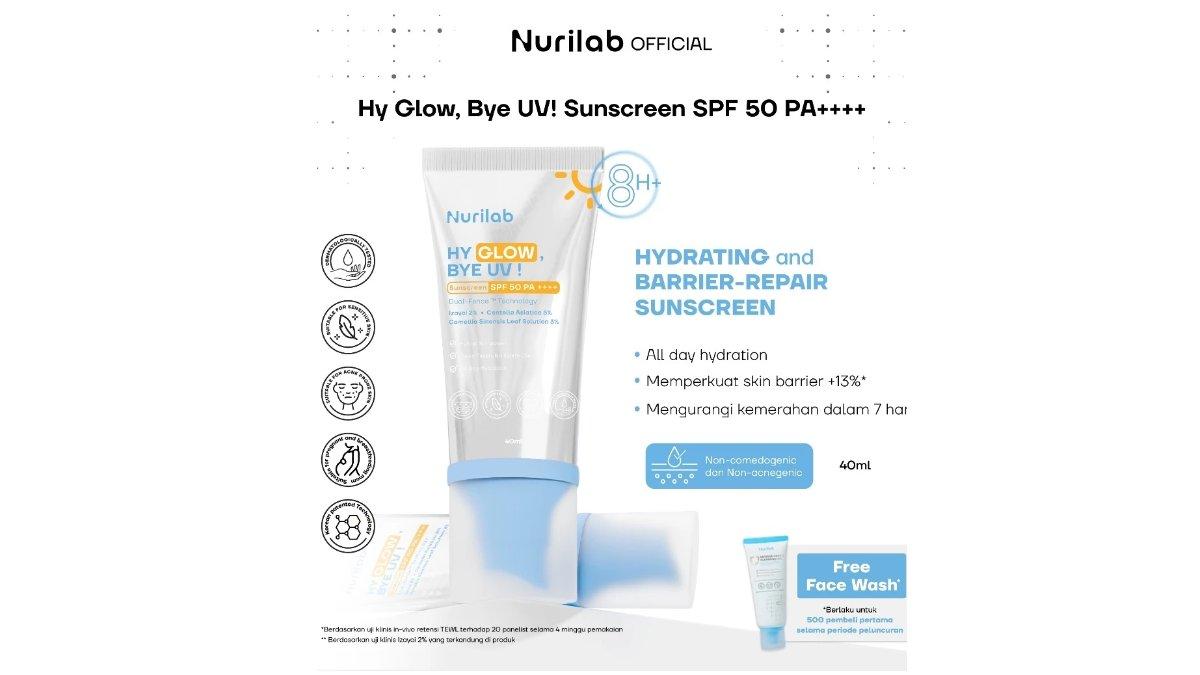 Nurilab Hy Glow, Bye UV! Sunscreen SPF 50 PA++++