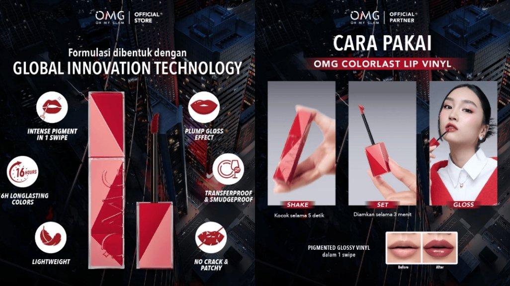 OMG Colorlast Lip Vinyl