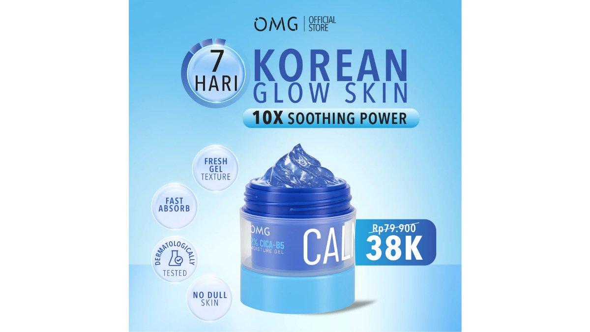 Review Lengkap OMG OH MY GLOW Cica-B5 Calming Moisturizer Gel: Manfaat, Kelebihan hingga Kekurangan