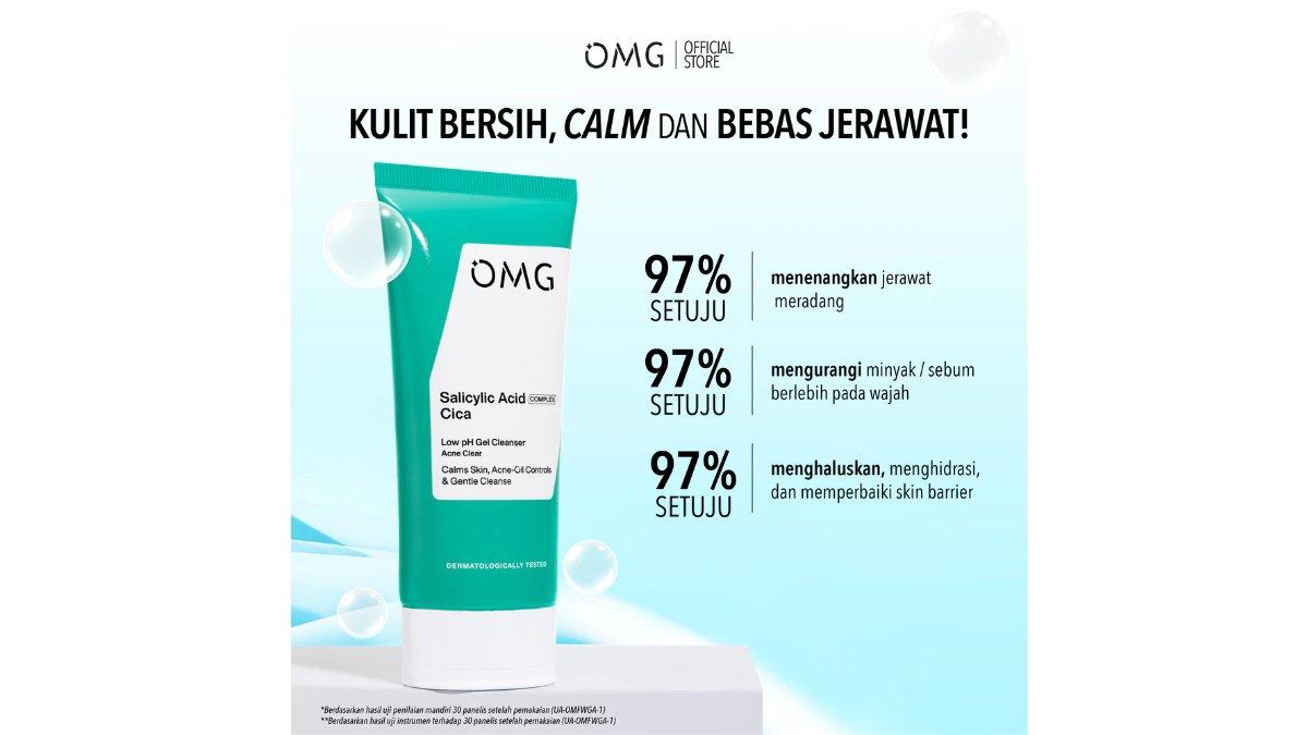 OMG Oh My Glow Salicylic Acid Cica Low pH Gel Cleanser