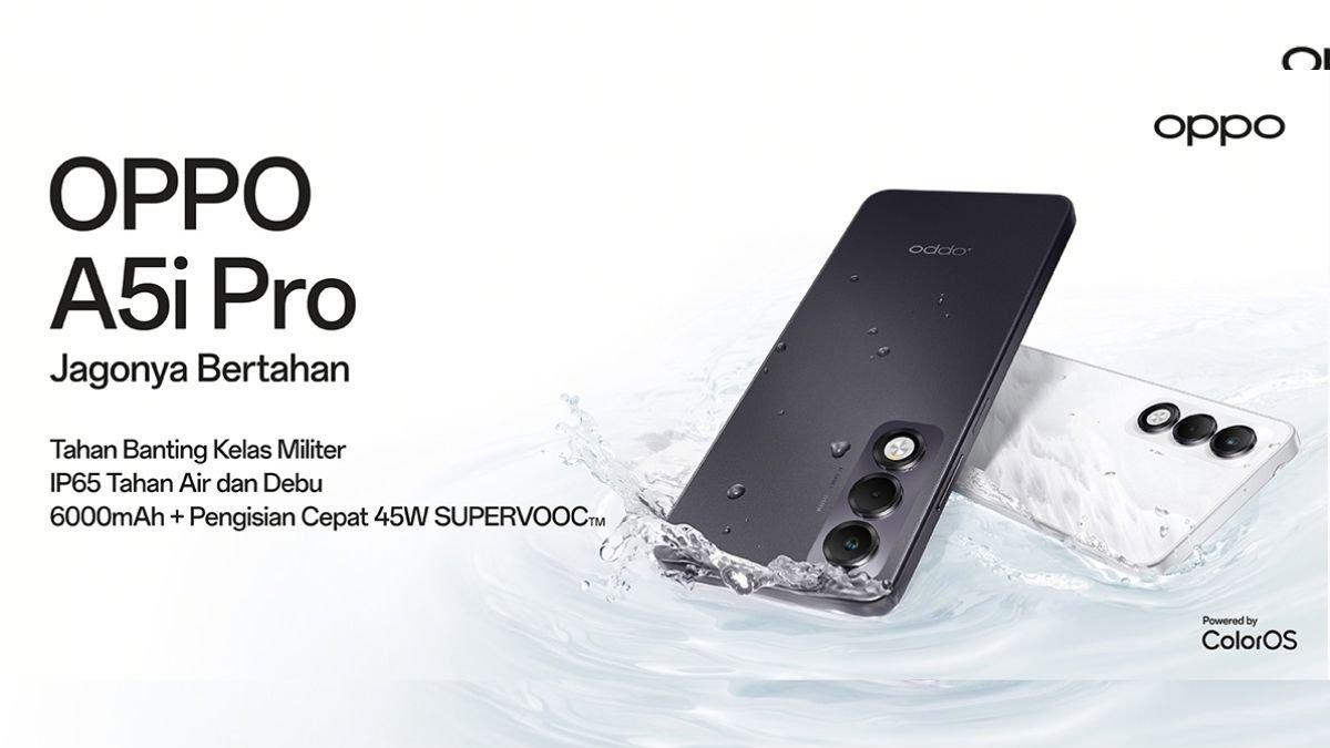Ilustrasi OPPO A5i Pro yang ikut berlaga di pasar HP Rp 2 jutaan Indonesia, salah satu keunggulannya baterai badak
