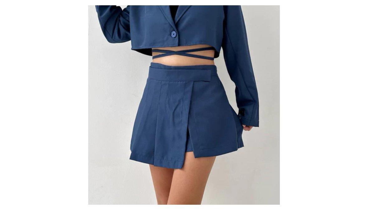 OTTO SKORT - Celana Pendek Rok Skort Wanita Korean Basic Pants