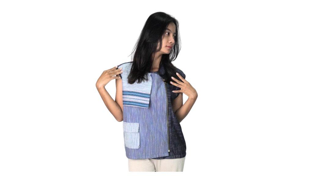 Outer Unisex Bahan Full Lurik dari Anita Alvin