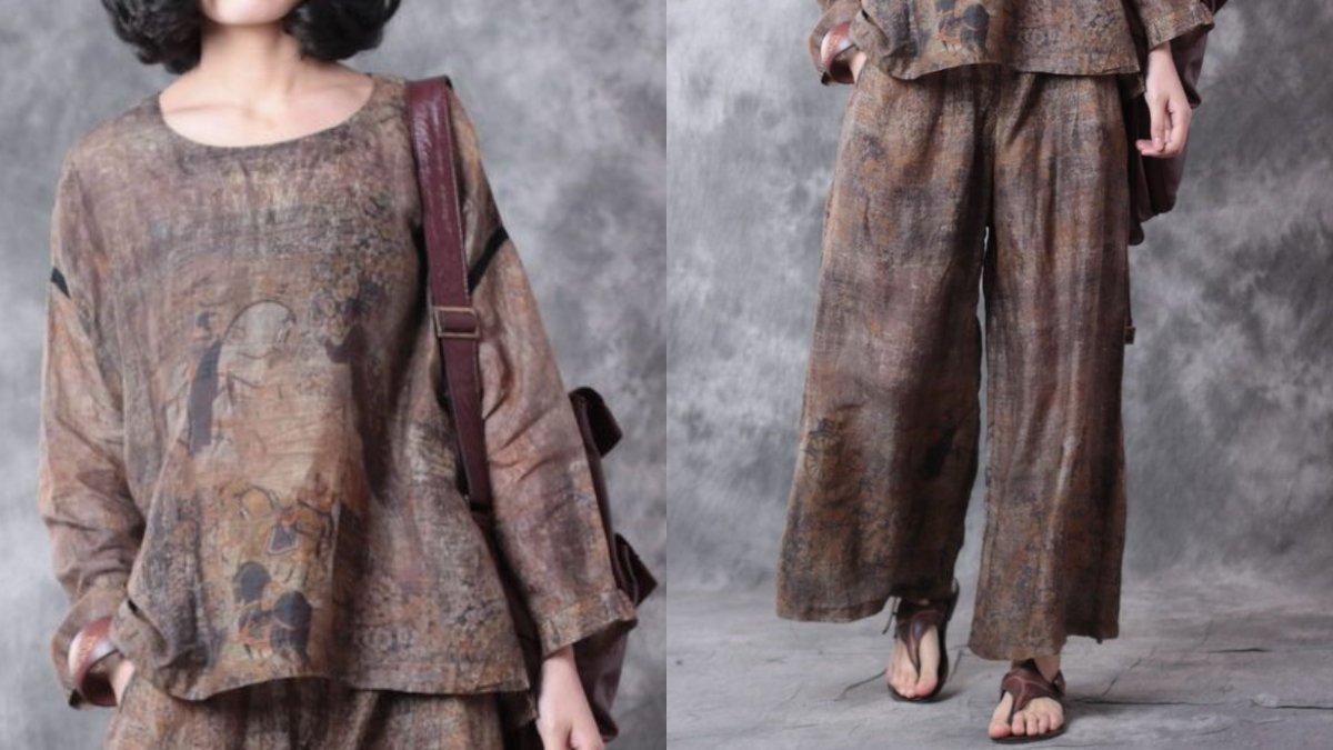 Outfit ecoprint 3