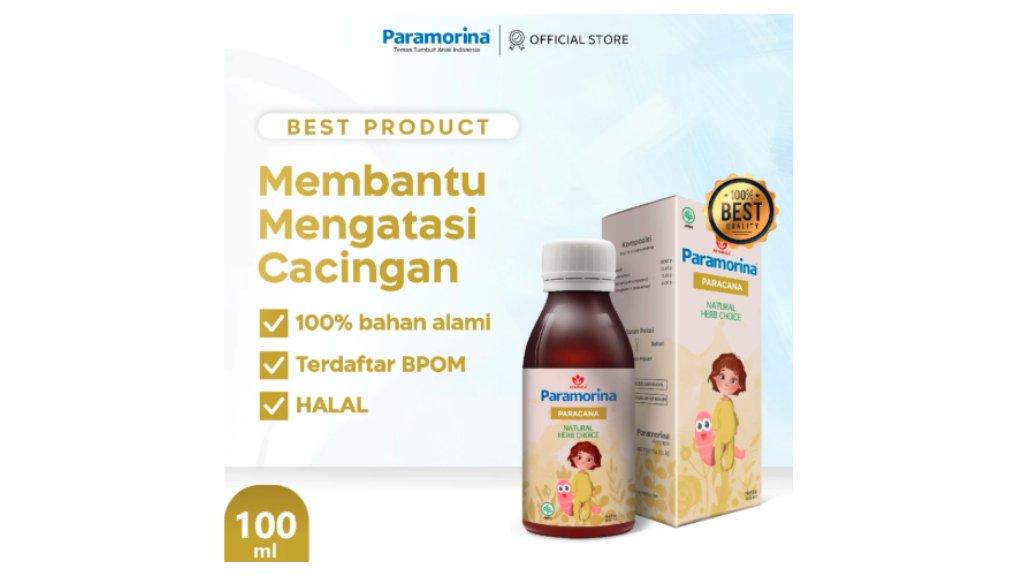 PARAMORINA Paracana - Mengatasi Cacingan - Usia 1 th sampai 12 Tahun - 100ML