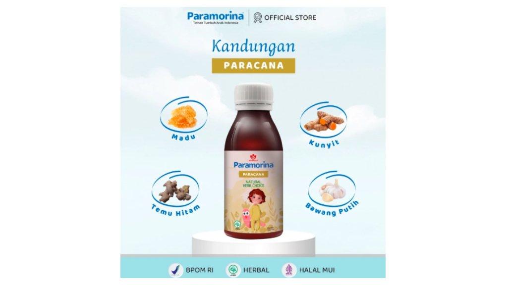 PARAMORINA Paracana - Mengatasi Cacingan - Usia 1 th sampai 12 Tahun - 100ML
