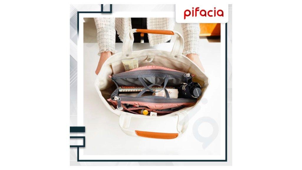 PIFACIA Tas Organizer Pouch Organizer Tas Bawaan Bag In Bag Sekat