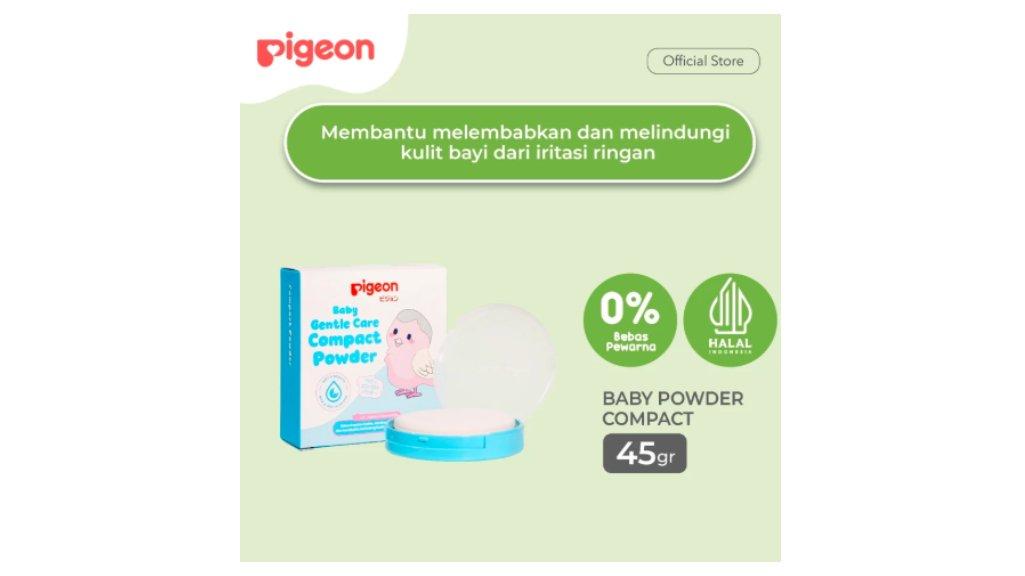 PIGEON Baby Powder Cake Chamomile 45Gr | Baby Powder Compact