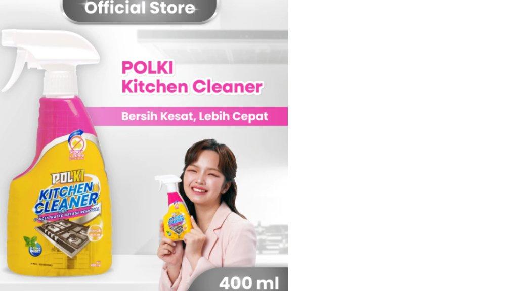 POLKI Kitchen Cleaner - Pembersih Minyak Dapur Anti Bacterial