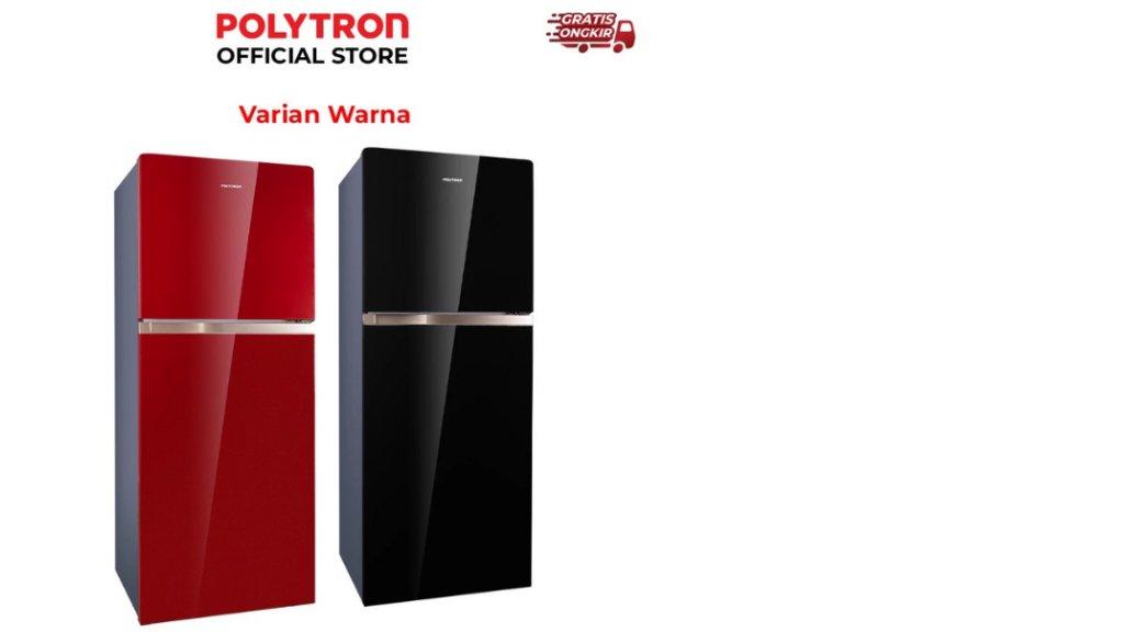 POLYTRON Kulkas 2 Pintu Belleza Jumbo 240 Liter PRW 25MNX