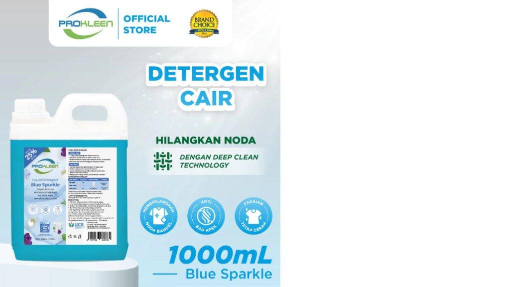 PROKLEEN Deterjen Cair Laundry Liquid Detergent 1000mL