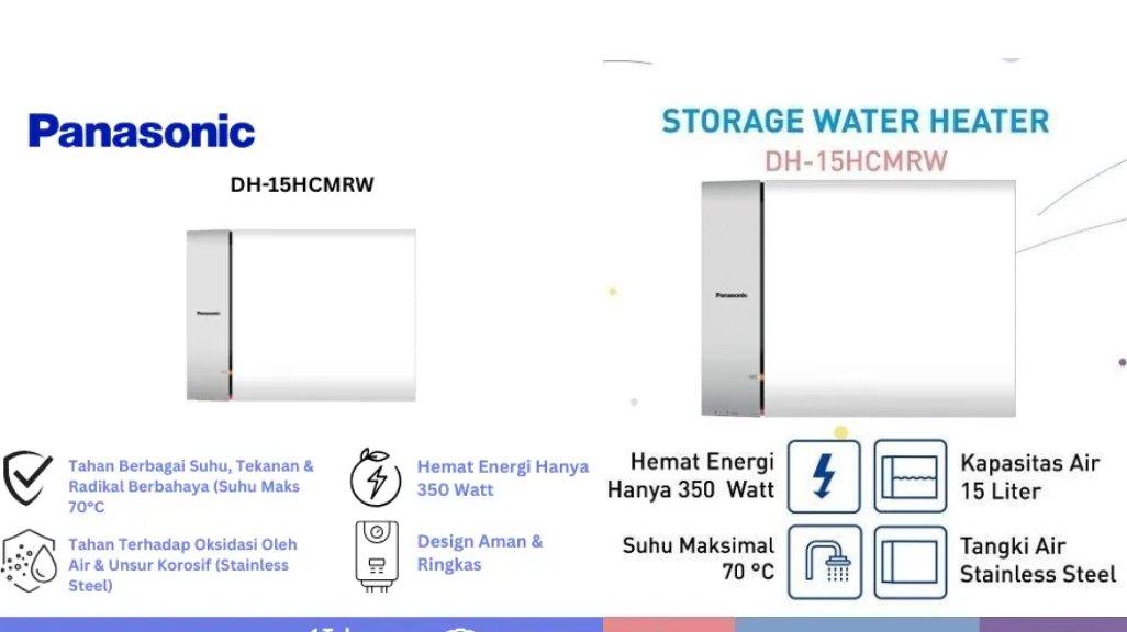 Panasonic DH-15HCMRW - Water Heater 15 L 350 Watt