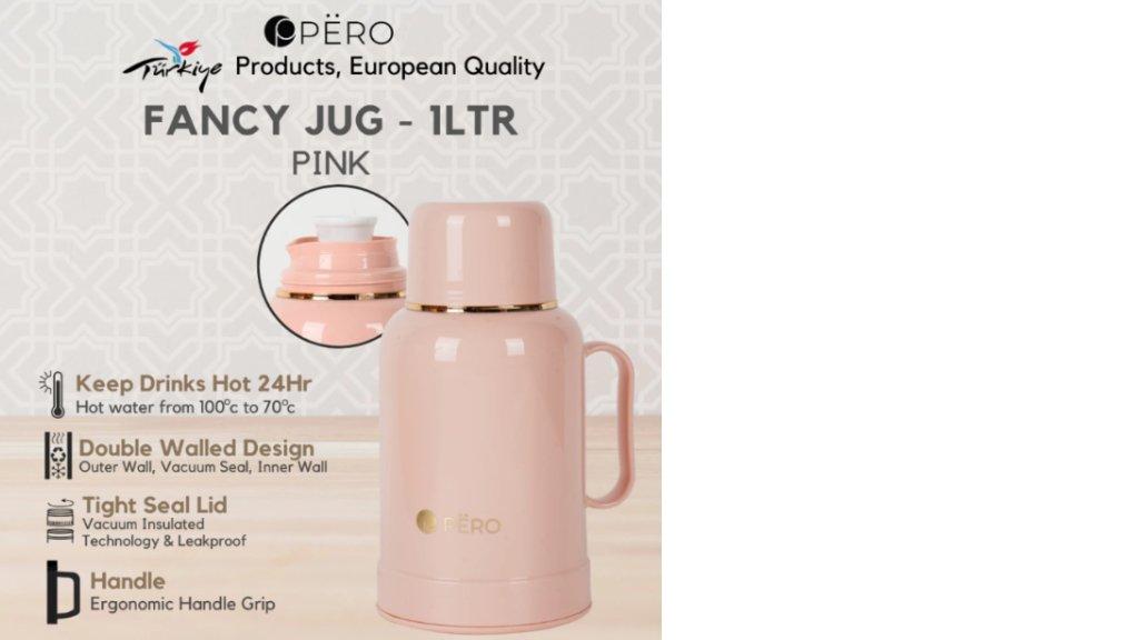 Pero Fancy Termos Jug Panas Dingin 24 Jam 1Liter - Pink