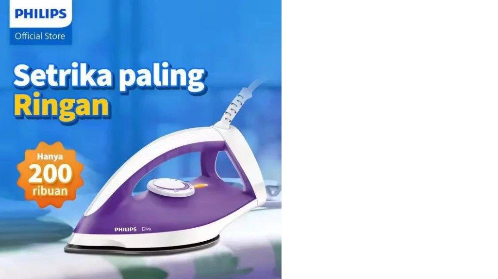 Philips Setrika Kering Diva GC122
