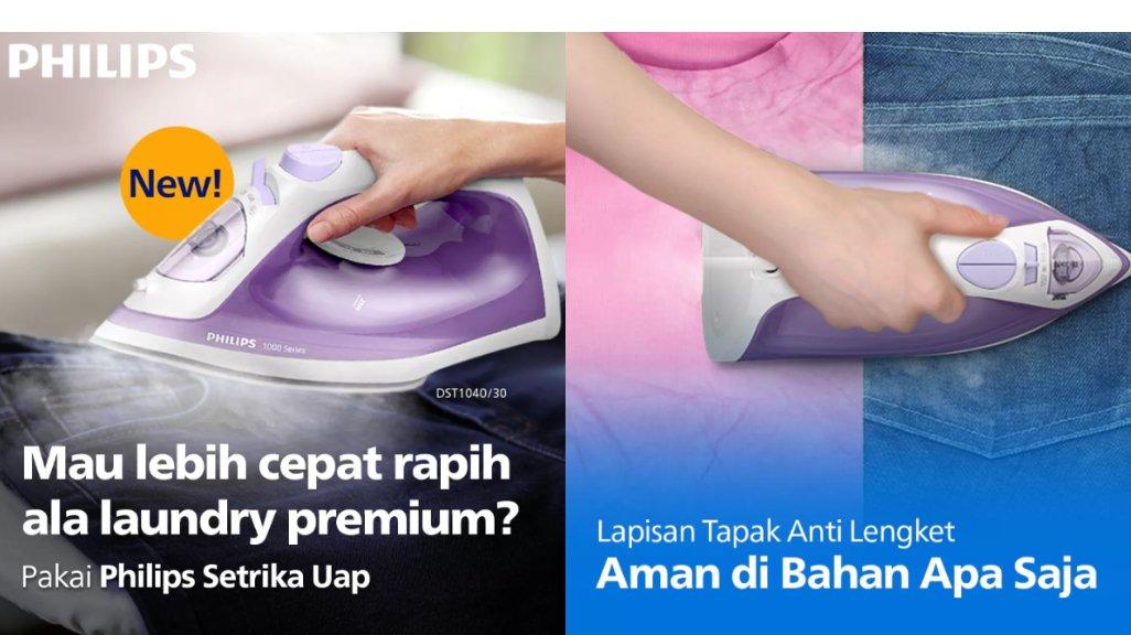 Philips Setrika Uap DST1040/30 Ungu