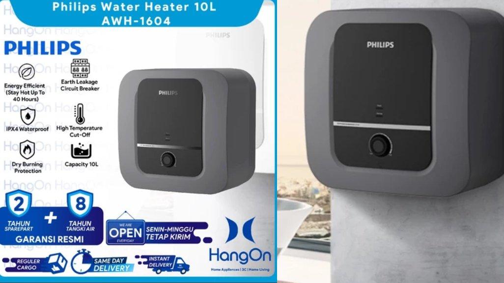 Philips Water Heater AWH-1604 10 Liter 200 Watt - Hitam