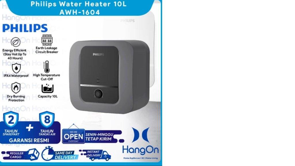 Philips Water Heater AWH-1604 10 Liter 200 Watt - Hitam