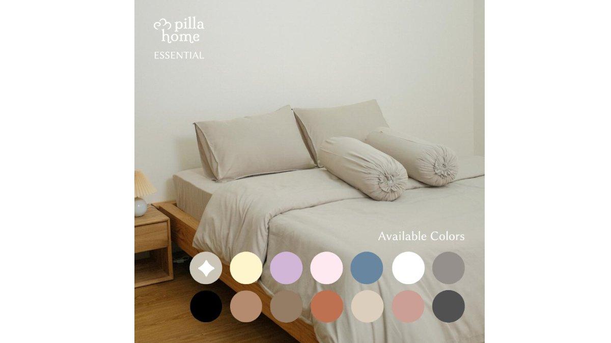 Pilla Home BEDCOVER ONLY ESSENTIAL Selimut Polos Single Double
