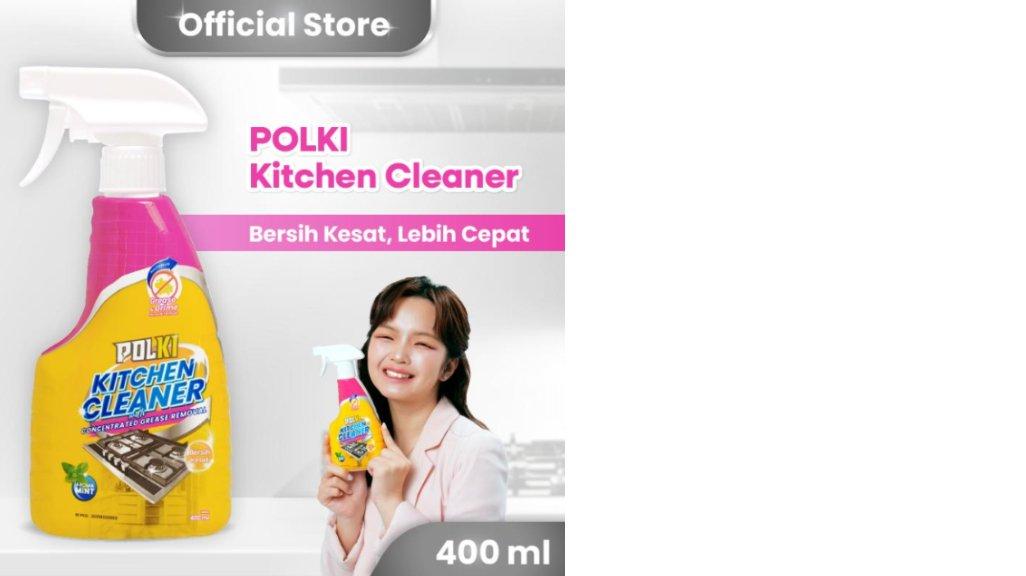 Polki – Kitchen Cleaner 400 ml | Pembersih Dapur – Anti Bakteri