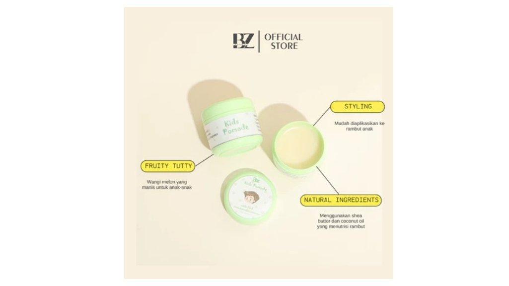 Pomade Rambut Kids Bibz 30 Gram Aman Anak