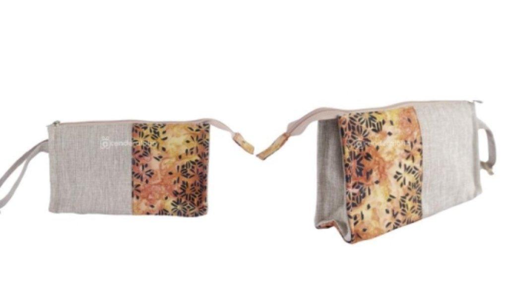 Pouch Kosmetik Bahan Goni Sintetis