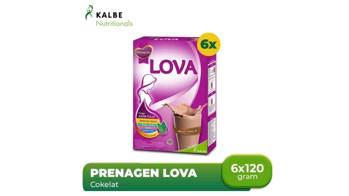 Prenagen Lova Cokelat 120gr - Isi 6 Box