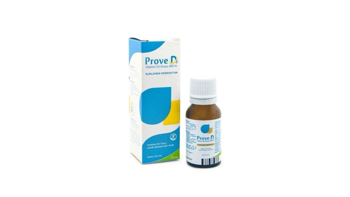 Prove D3 Drop Vitamin D3 400 IU Tetes 12.5mL/Vitamin D/Daya Tahan Tubuh